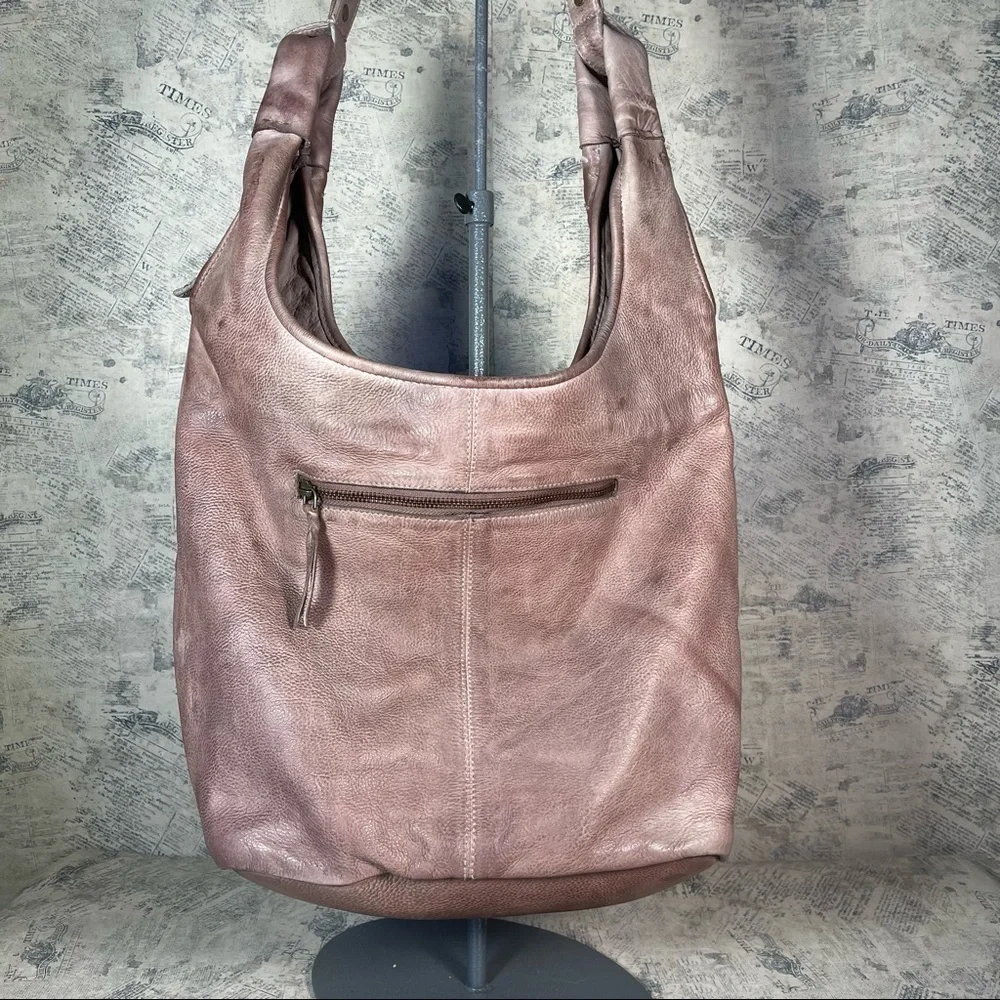Amsterdam Heritage Tan Leather Hobo Bag Full Grain Artisan Shoulder Purse